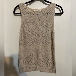 Rewind Tan Knit Top